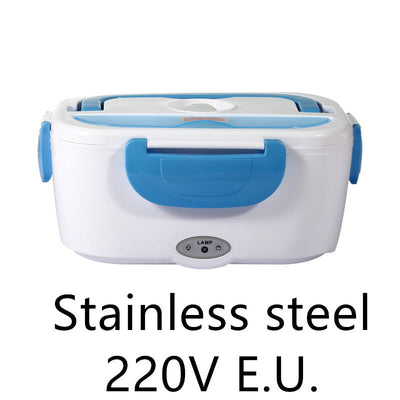 Electric Heated Lunch Box Stainless Steel Food Warmer For School Car Picnic