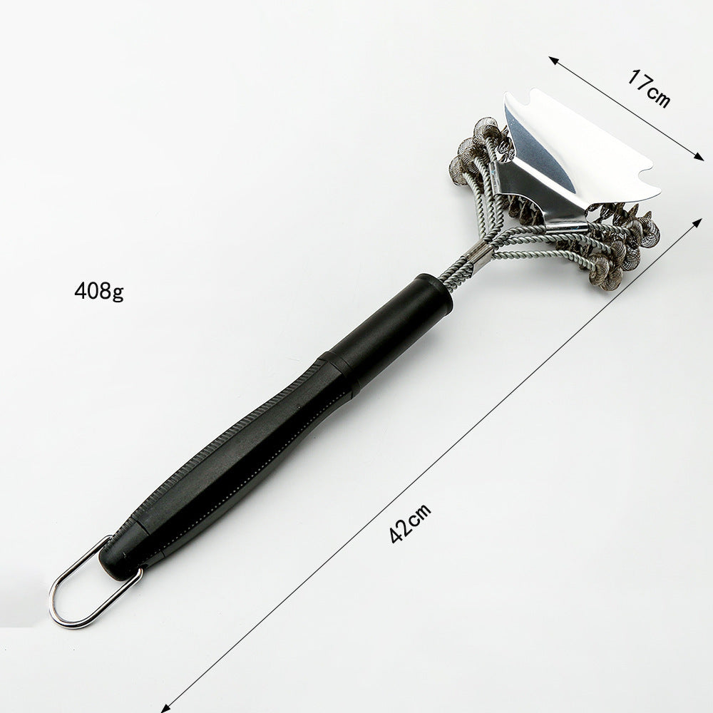 Stainless Steel BBQ Grill Brush Heavy Duty Barbecue Cleaning Tool