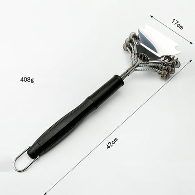 Stainless Steel BBQ Grill Brush Heavy Duty Barbecue Cleaning Tool