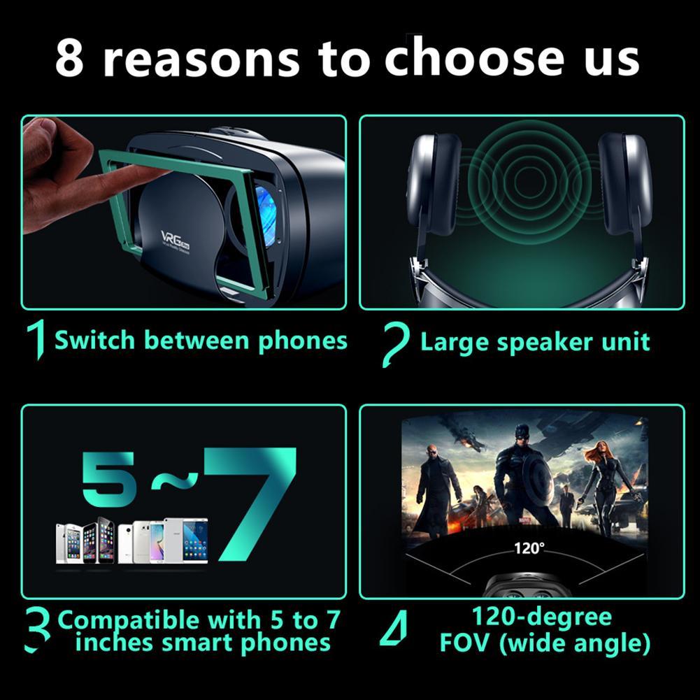 VR Headset 3D Virtual Reality Helmet For Immersive Experience