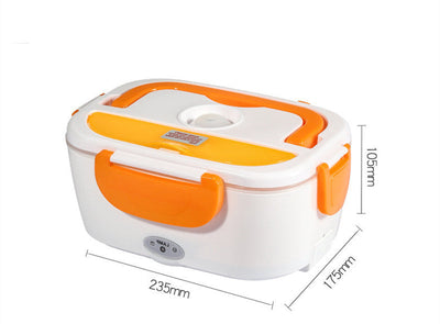 Electric Heated Lunch Box Stainless Steel Food Warmer For School Car Picnic