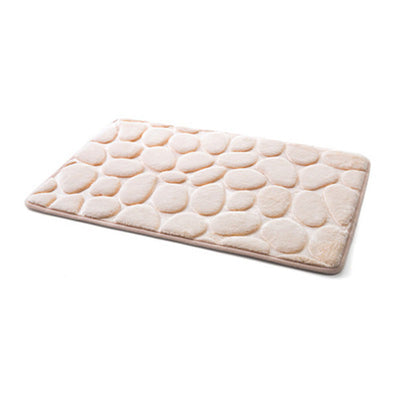 3D Cobblestone Carpet Floor Mat For Bedroom And Living Room