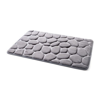 3D Cobblestone Carpet Floor Mat For Bedroom And Living Room