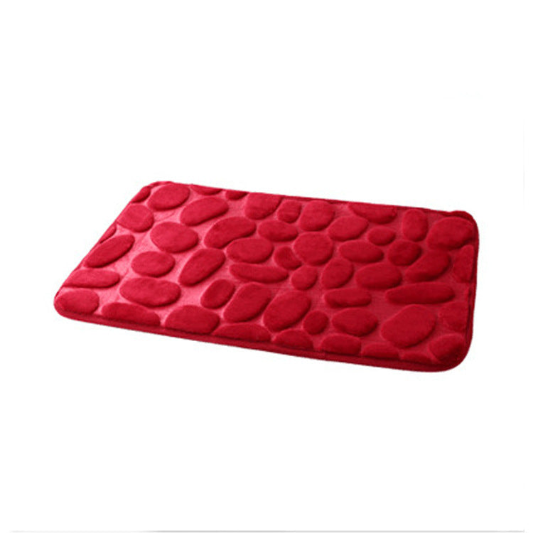 3D Cobblestone Carpet Floor Mat For Bedroom And Living Room
