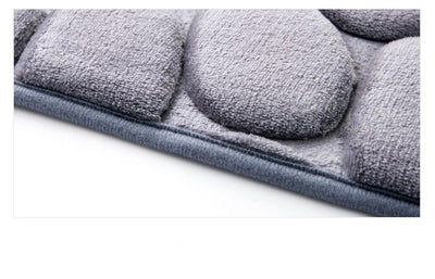 3D Cobblestone Carpet Floor Mat For Bedroom And Living Room