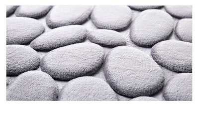 3D Cobblestone Carpet Floor Mat For Bedroom And Living Room