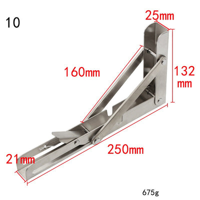 DIY Wall Mounted Folding Shelf Bracket For Space Saving Storage