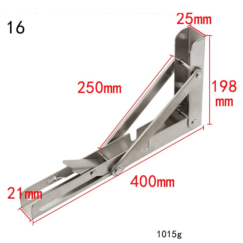 DIY Wall Mounted Folding Shelf Bracket For Space Saving Storage
