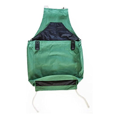 Cross Back Gardening Apron With Deep Kangaroo Pockets For Tools