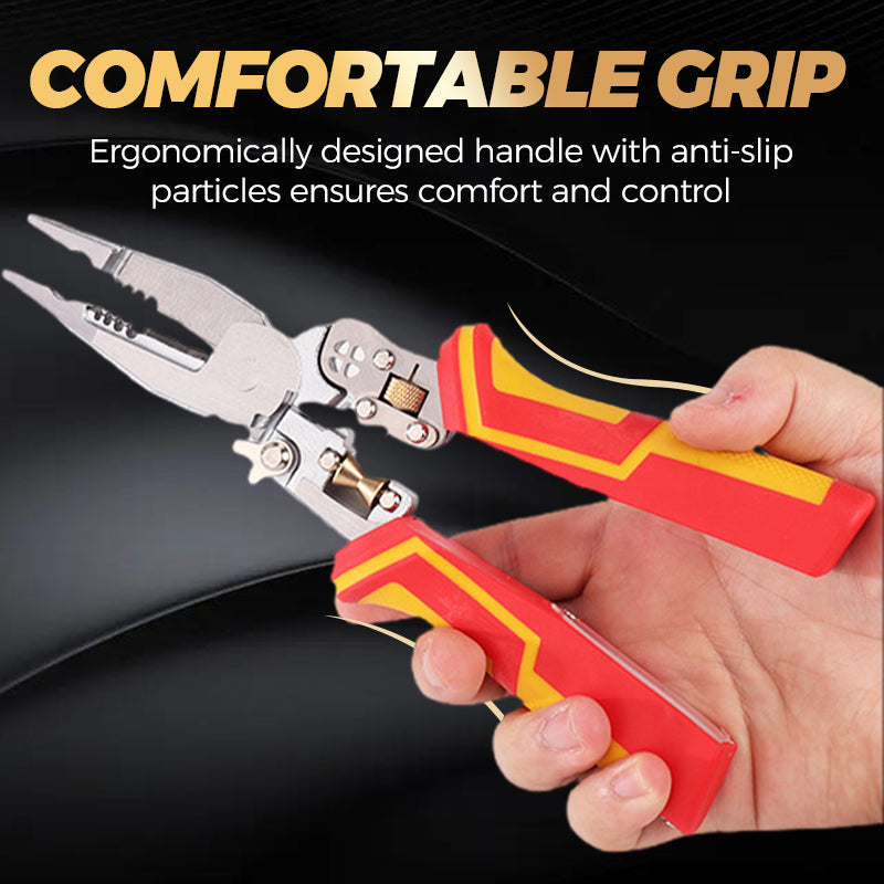8-In-1 Wire Stripper With Voltage Tester Multi-Function Tool Kit