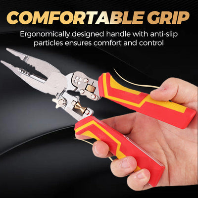 8-In-1 Wire Stripper With Voltage Tester Multi-Function Tool Kit