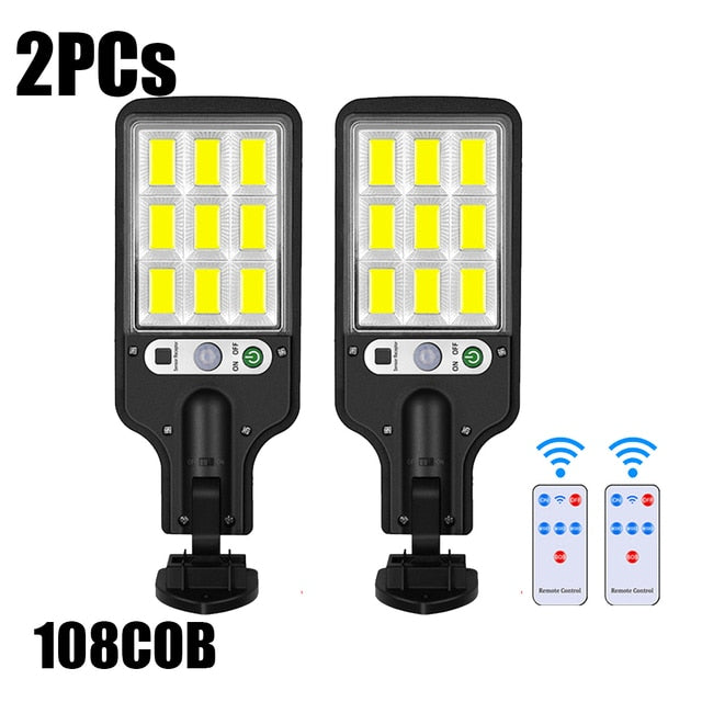 Solar Street Light With Motion Sensor Outdoor Garden Lamp
