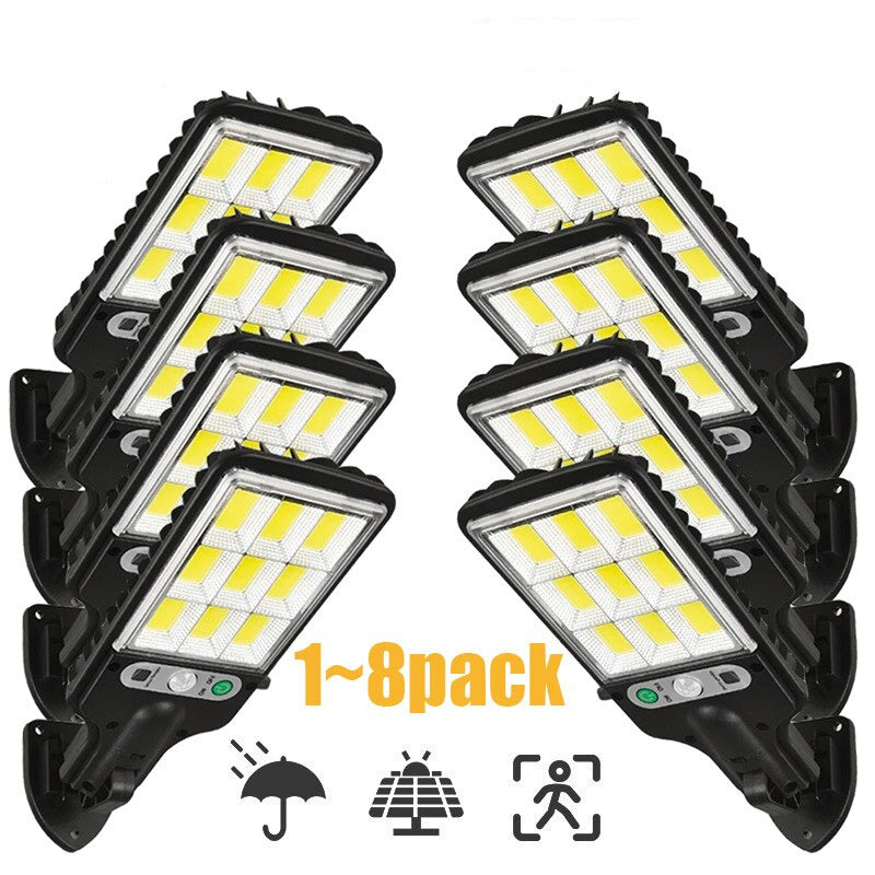 Solar Street Light With Motion Sensor Outdoor Garden Lamp