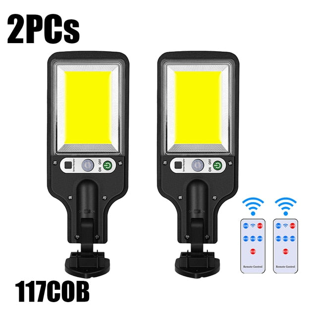 Solar Street Light With Motion Sensor Outdoor Garden Lamp