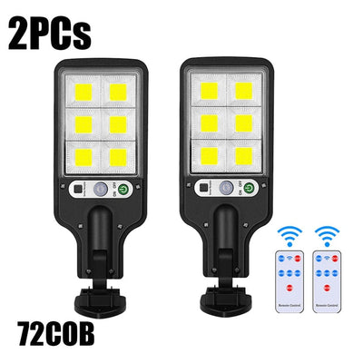 Solar Street Light With Motion Sensor Outdoor Garden Lamp