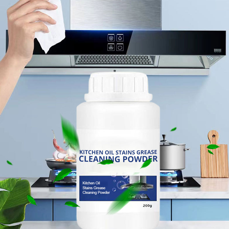 Kitchen Grease Cleaning Powder For Oil Stains And Grease Removal