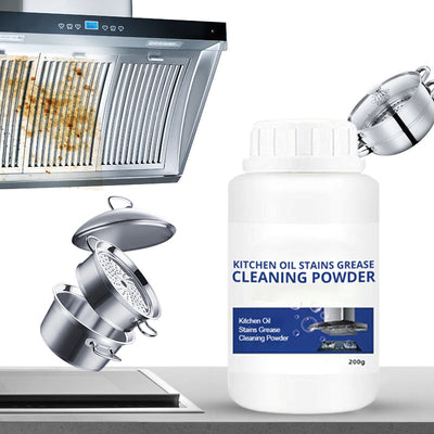 Kitchen Grease Cleaning Powder For Oil Stains And Grease Removal