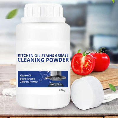 Kitchen Grease Cleaning Powder For Oil Stains And Grease Removal