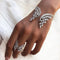 Angel Wings Jewelry Set Elegant Bracelet And Ring Accessories