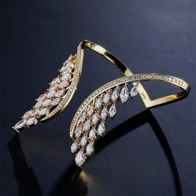 Angel Wings Jewelry Set Elegant Bracelet And Ring Accessories