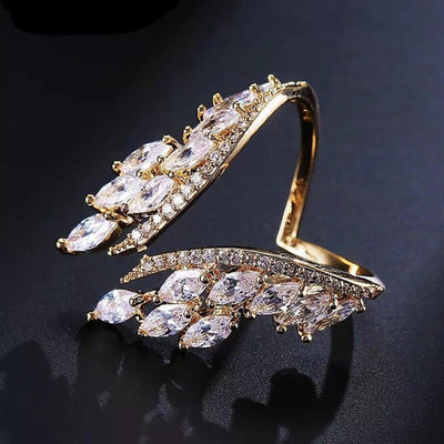 Angel Wings Jewelry Set Elegant Bracelet And Ring Accessories