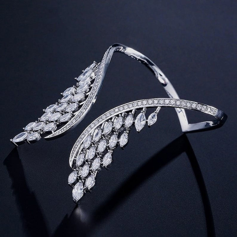 Angel Wings Jewelry Set Elegant Bracelet And Ring Accessories