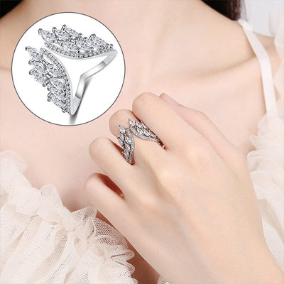 Angel Wings Jewelry Set Elegant Bracelet And Ring Accessories