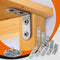 4-Pack Stainless Steel Corner Braces With 30 Screws For Support