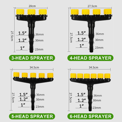 Super Large Multi-Sprayer Irrigation Nozzle Strong Pressure