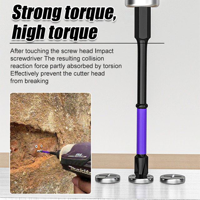 Upgraded Strong Magnetic Screwdriver Bit With High Hardness