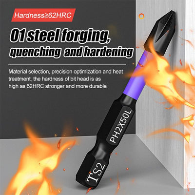 Upgraded Strong Magnetic Screwdriver Bit With High Hardness