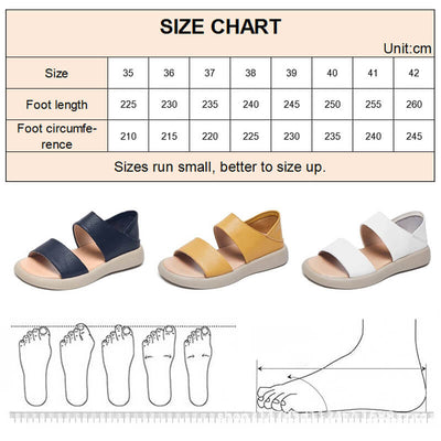 Soft Sole Sandals Breathable Lightweight Non Slip Comfort Shoes
