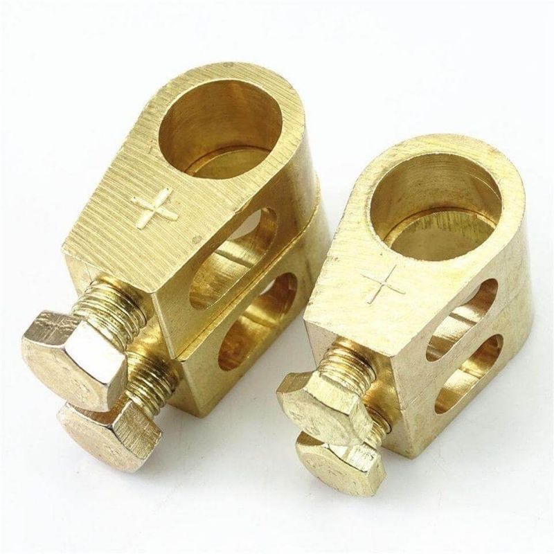 Pure Copper Battery Connection Clip Durable Electrical Terminal Connector