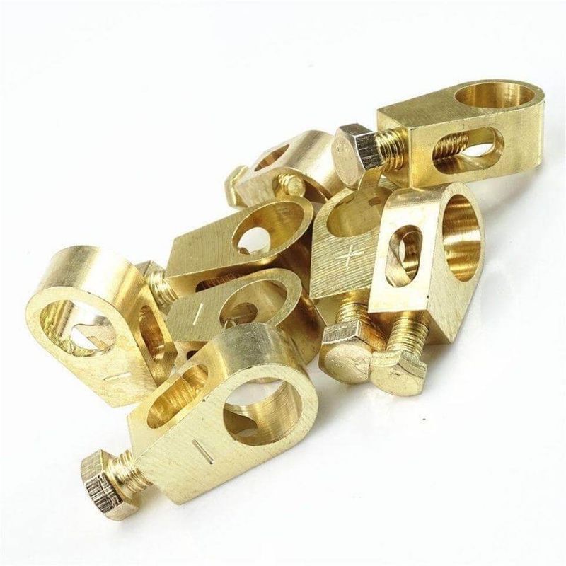 Pure Copper Battery Connection Clip Durable Electrical Terminal Connector