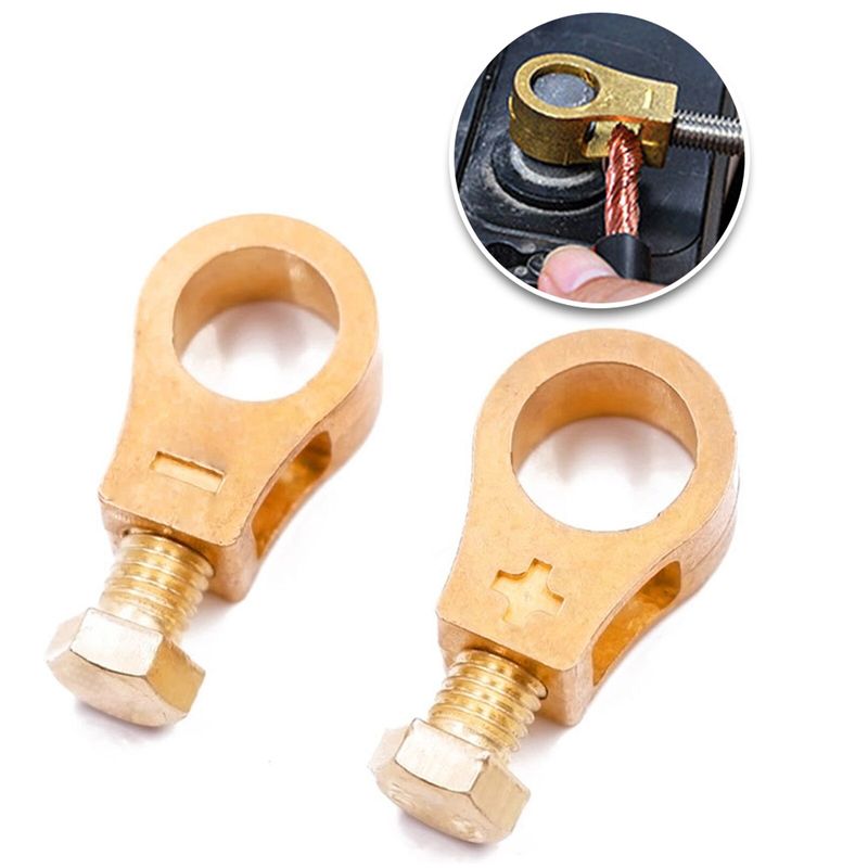 Pure Copper Battery Connection Clip Durable Electrical Terminal Connector