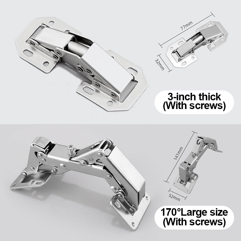 Cabinet Hinge Bridge Shape Easy Install Durable Door Hardware