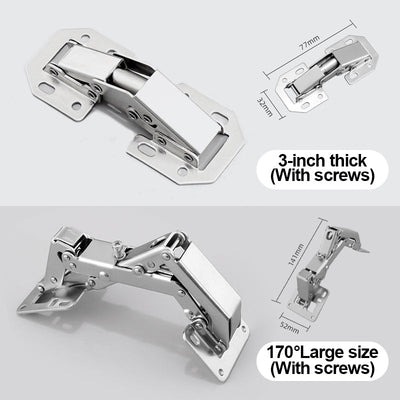 Cabinet Hinge Bridge Shape Easy Install Durable Door Hardware