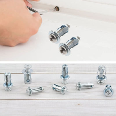 Petal Expansion Nuts With Screws Metal 20pcs Set