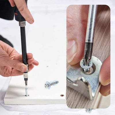 Petal Expansion Nuts With Screws Metal 20pcs Set