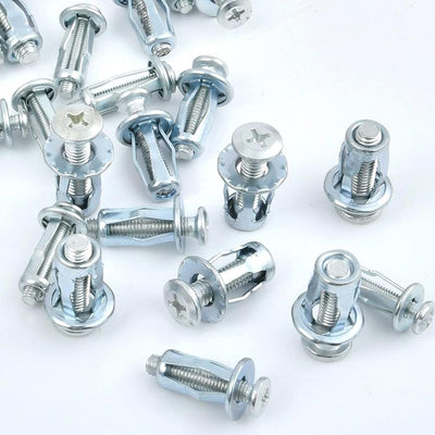 Petal Expansion Nuts With Screws Metal 20pcs Set
