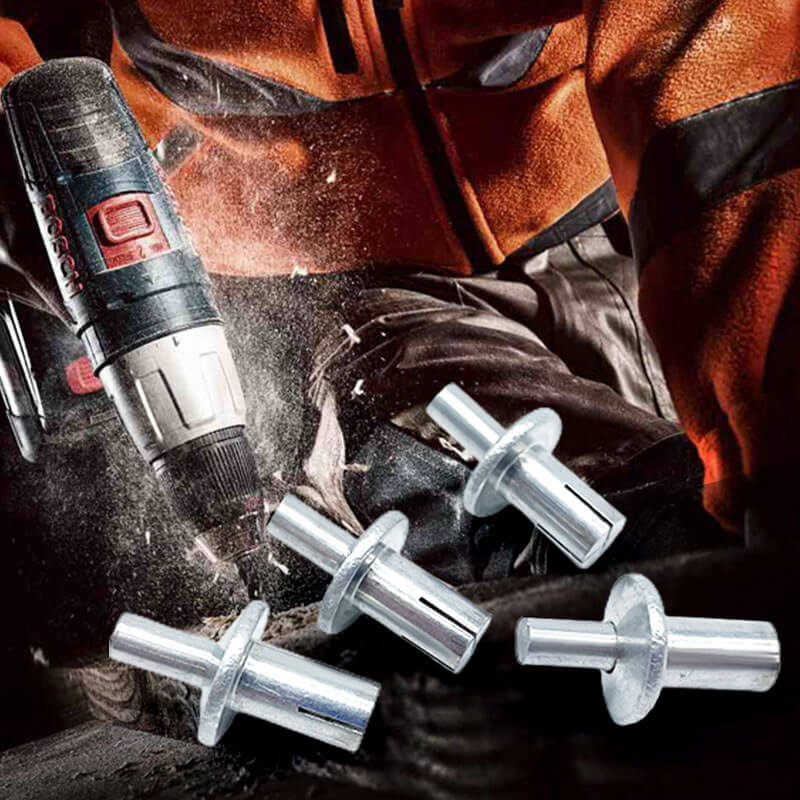 Hammer Drive Expansion Nail Aluminum Heavy Duty Fastening Tool