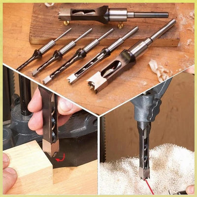 Hollow Chisel Mortise Drill Tool For Precise Woodworking Tasks