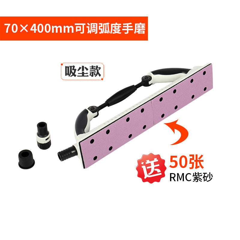 Adjustable Hand Sanding Block For Longboard Radius Flex Grinding