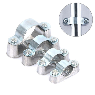 304 Stainless Steel Pipe Holder Durable Industrial Mounting Clamp