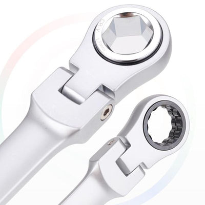 15pcs Adjustable Ratchet Wrench Kit With Durable Tools Set