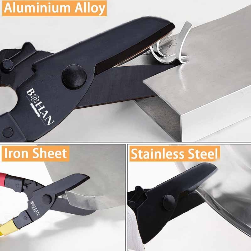 Heavy Duty Carbon Steel Scissors For Precision Metal Cutting