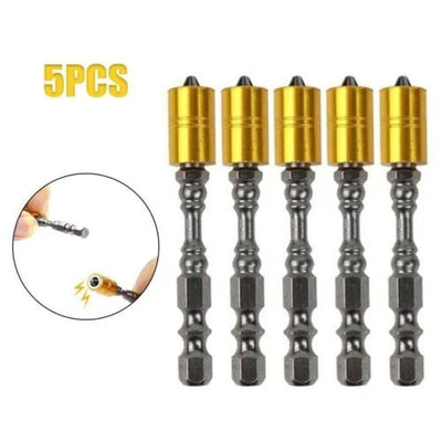 5 Pcs Set Magnetic Screwdriver Bits Strong Durable Set