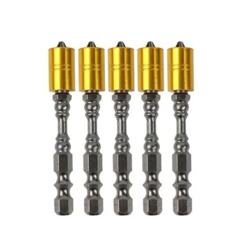 5 Pcs Set Magnetic Screwdriver Bits Strong Durable Set