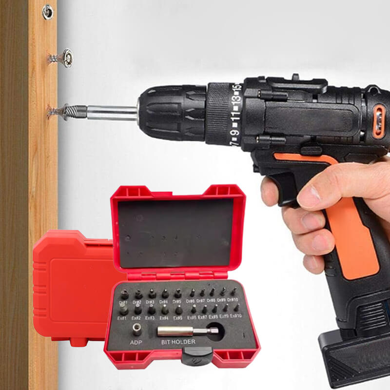 Screw Extractor Set For Removing Damaged And Stripped Screws