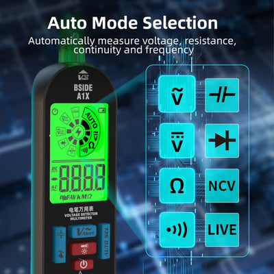 BSIDE A1X Compact Digital Multimeter For Accurate Measurements